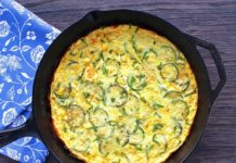 Corn Frittata with Zucchini