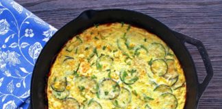 Corn Frittata with Zucchini