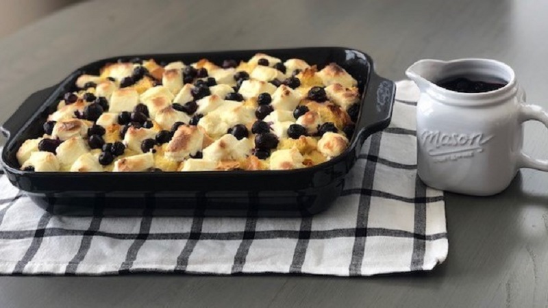 Overnight Blueberry French Toast