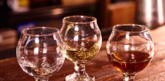 Different Colors of Liquor