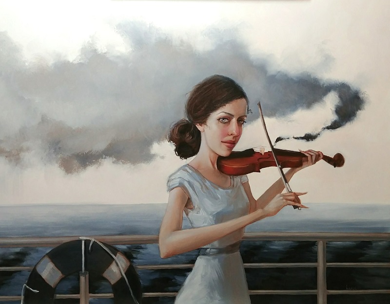 Arts and Crafts Photo-Playing Up a Storm-Covid Artists