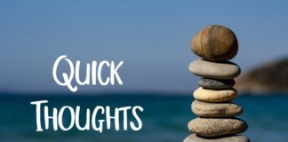 Quick Thoughts Balancing Rocks