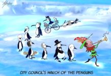 Mayor Suthers & City Council's March of the Penguins
