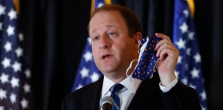 Gov. Jared Polis with Mask