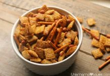 Texas Trash Chex Mix Snack