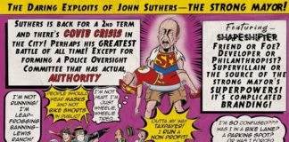 Suthers as Comic Book Hero