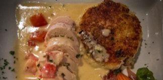 Chicken Roulade with Dijon-Chardonnay Cream Sauce