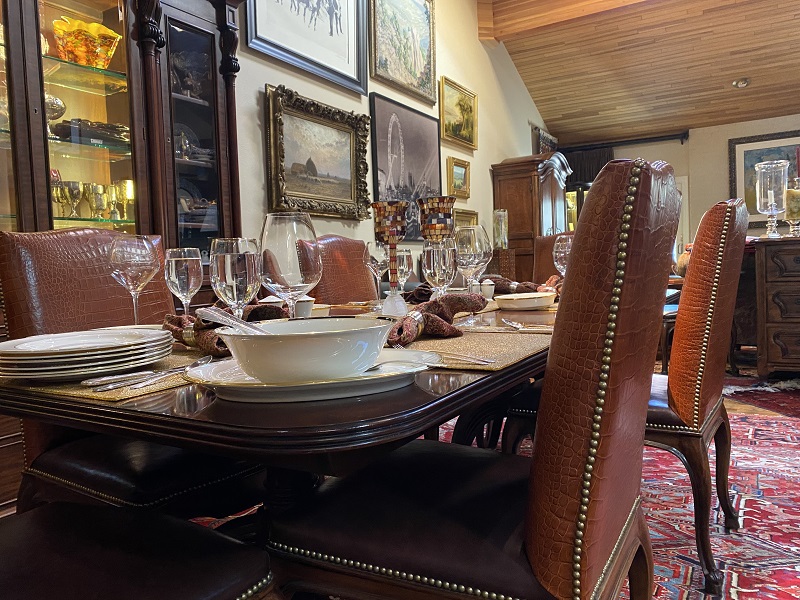 Holiday Decorations Fall Tablesetting #2