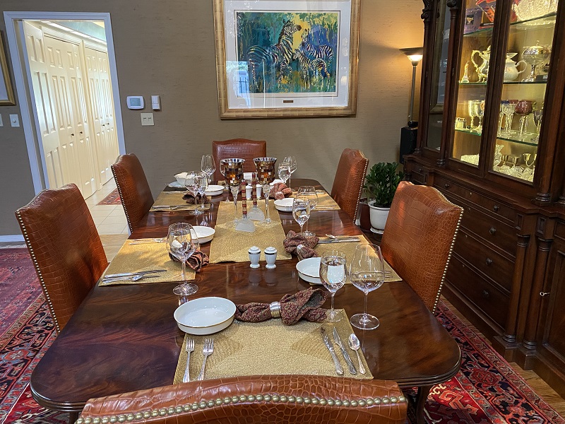 Holiday Decorations Fall Tablesetting