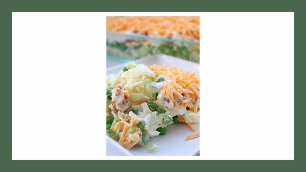 Seven-layer Salad tossed