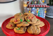 M&M Christmas Cookies