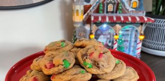 M&M Christmas Cookies