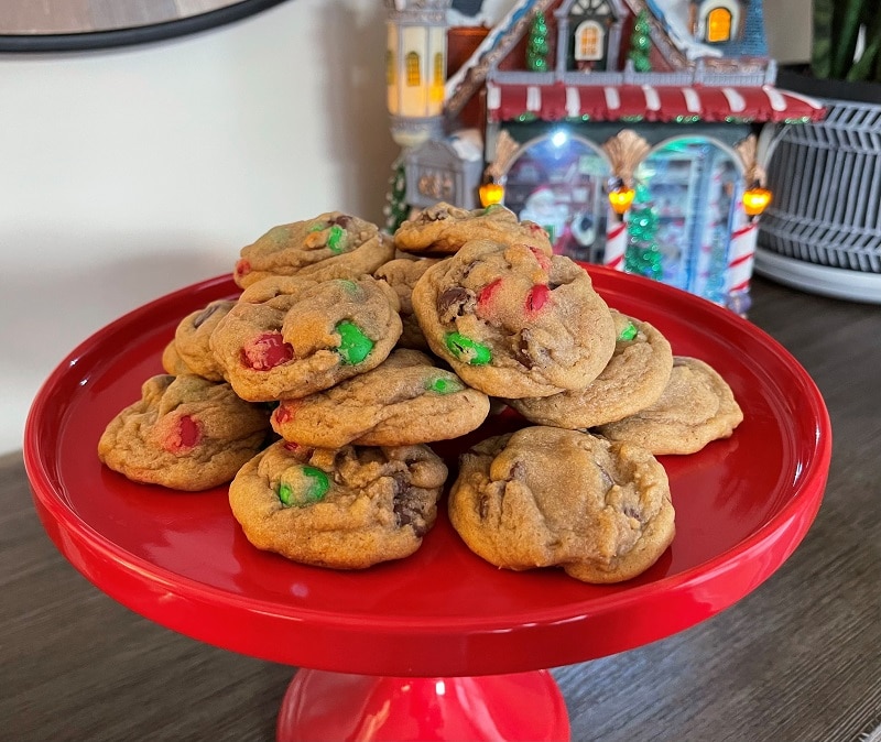 M&M's Holiday Cookies