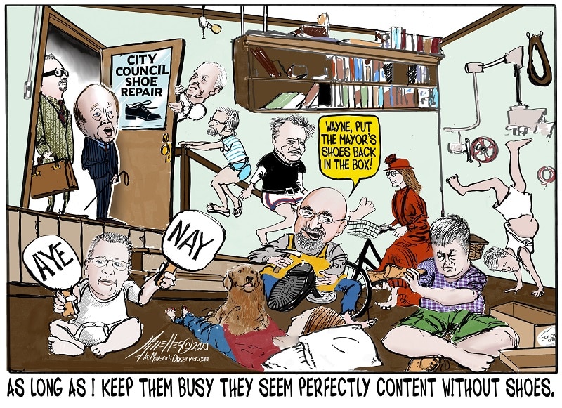 Strong Mayor Put A Shine On It The Home of collaborative boot licking