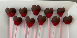 Heart Chocolate Covered Strawberries
