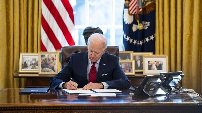 President Biden Signing Executive Orders