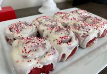 Red Velvet Cinnamon Rolls