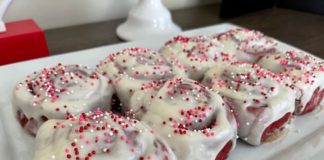 Red Velvet Cinnamon Rolls