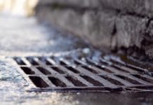 Stormwater Again Rain water falling into sewerage drainage system