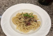 Lorie Twist of Spaghetti alla Gricia for Two