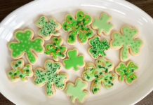 St. Patrick's Day Sugar Cookies