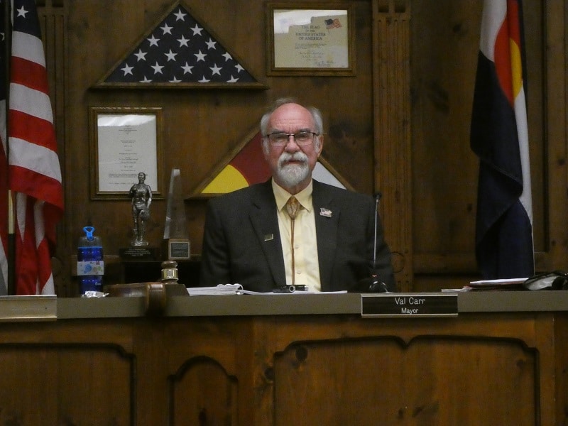 Woodland Park City Council Mayor Val Carr