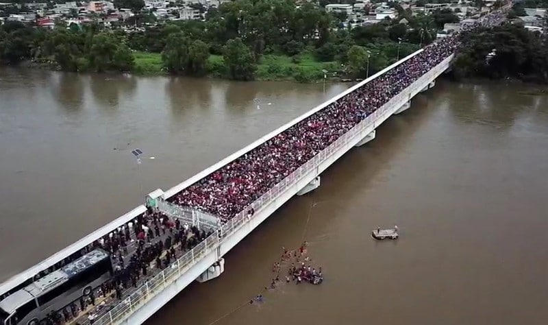 Illegal Immigration Honduran Refugee Caravan
