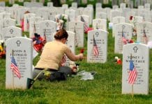Nation Pays its Respects For Fallen Veterans At Arlington National Cemetery