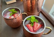 Strawberry Mint Moscow Mule