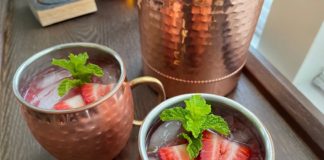 Strawberry Mint Moscow Mule