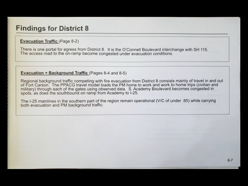 Findings for District 8