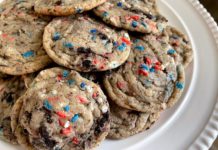 Patriotic Birthday Surprise Cookies