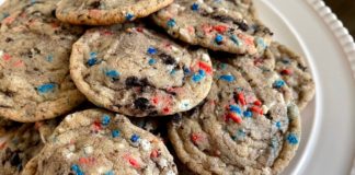 Patriotic Birthday Surprise Cookies
