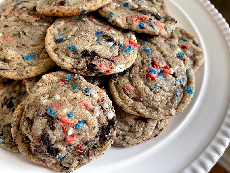 Patriotic Birthday Surprise Cookies