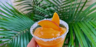 Frozen Peach Margarita