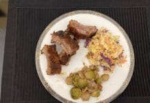 Baby Back Ribs with Coleslaw