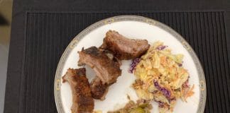 Baby Back Ribs with Coleslaw