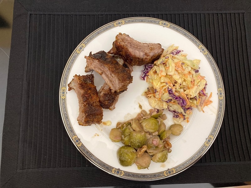 Baby Back Ribs with Coleslaw