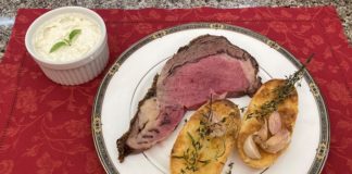 Roast Prime Rib with Horseradish Cream