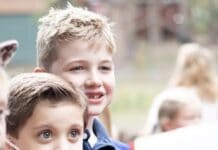 Kids Getting Ready for School