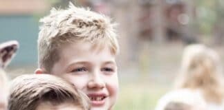 Kids Getting Ready for School