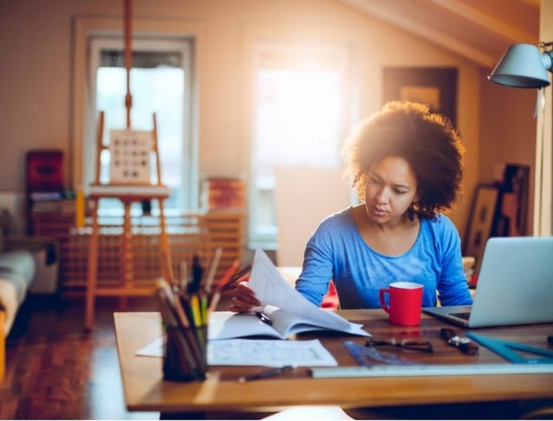 Extracurricular Activities Student Studying