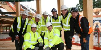 Topping out at the New Building University of Essex
