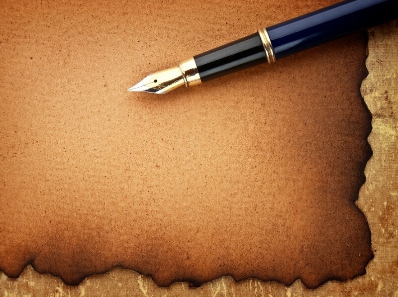 Facebookand Instagram Outage Fountain Pen on Old Paper