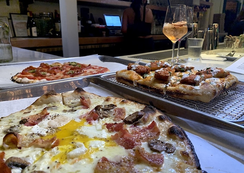 Springs Native Selection of Pizza Pies White Pie Pizzeria