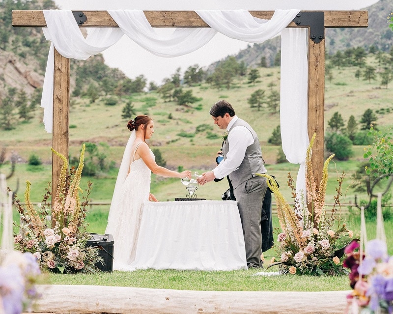 Sylvan Dale Ranch Wedding Ceremony at Sylvan Dale Ranch