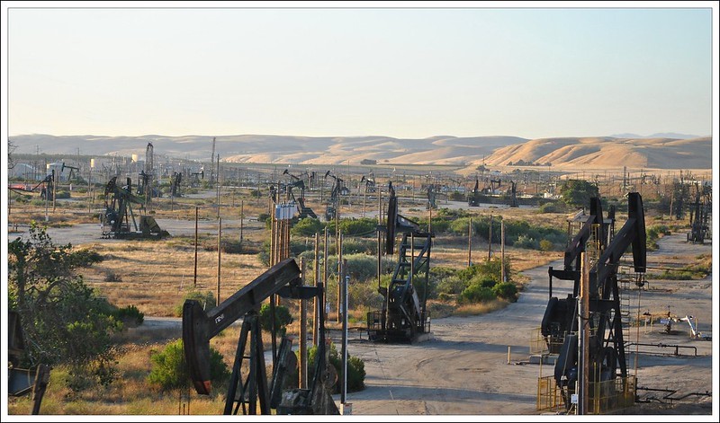 Inflation The San Ardo Oil Field from the Coast Starlight