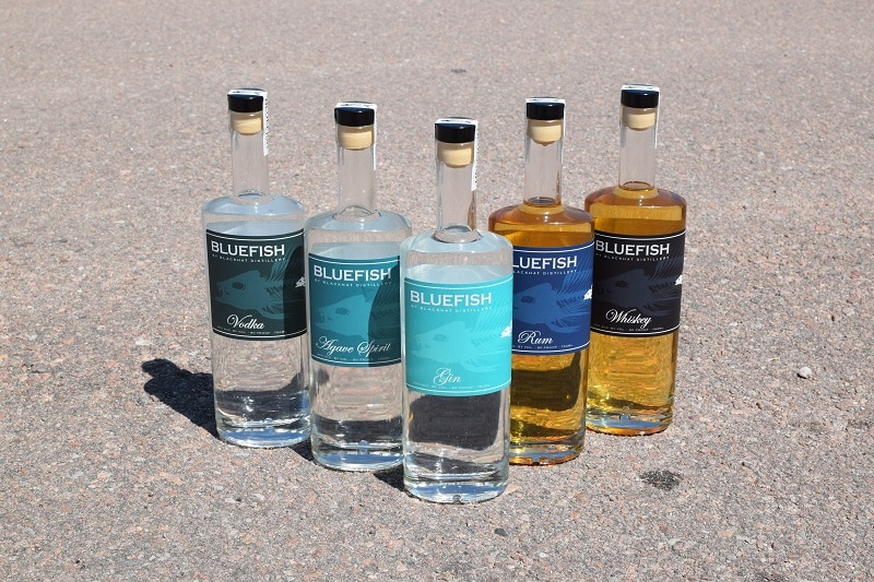 Blackhat Distillery Blackhat Bluefish spirit blends