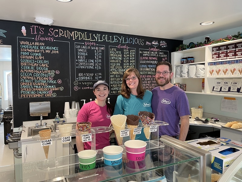 Lolley's Ice Cream Erin Clarke Shelley Dustin Sapp