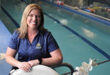 Teaching Water Safety & Instinct from Birth at Little Fins Swim School Lauri Armstrong Little Fins Swim School